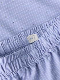 NAME IT Wide Bukser Floritta Purple Impression